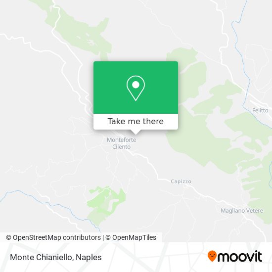 Monte Chianiello map