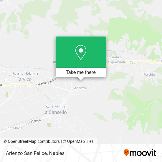 Arienzo San Felice map