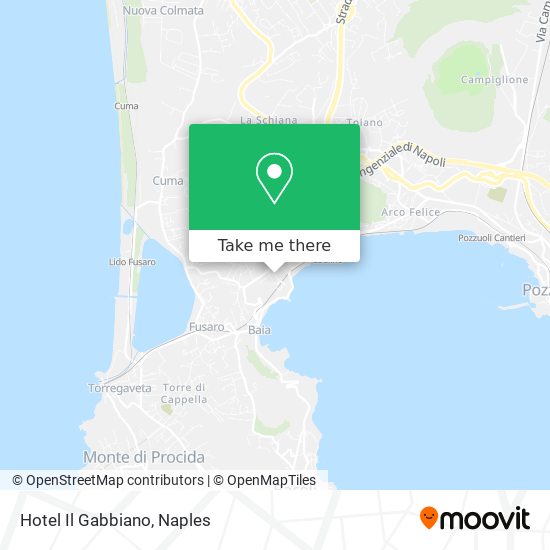 Hotel Il Gabbiano map