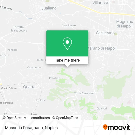 Masseria Foragnano map