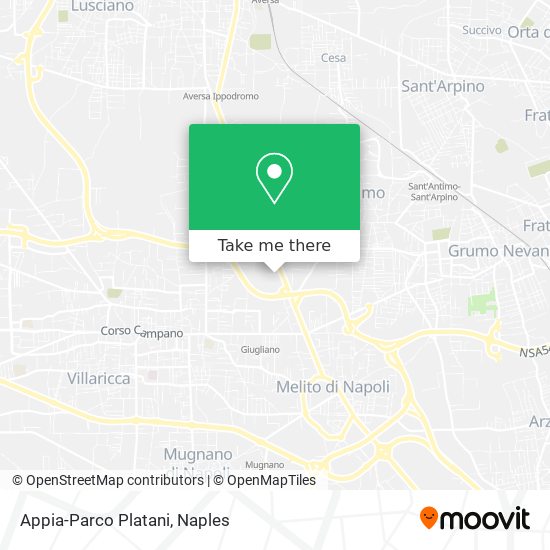 Appia-Parco Platani map