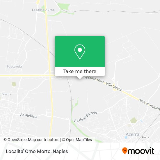 Localita' Omo Morto map