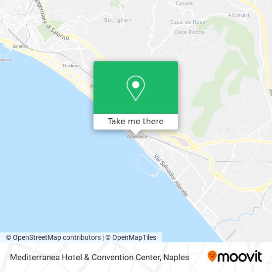 Mediterranea Hotel & Convention Center map