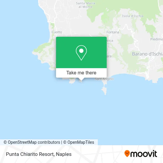 Punta Chiarito Resort map