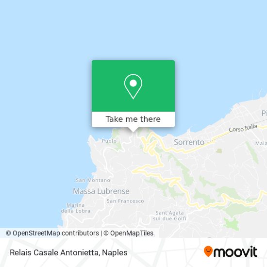 Relais Casale Antonietta map