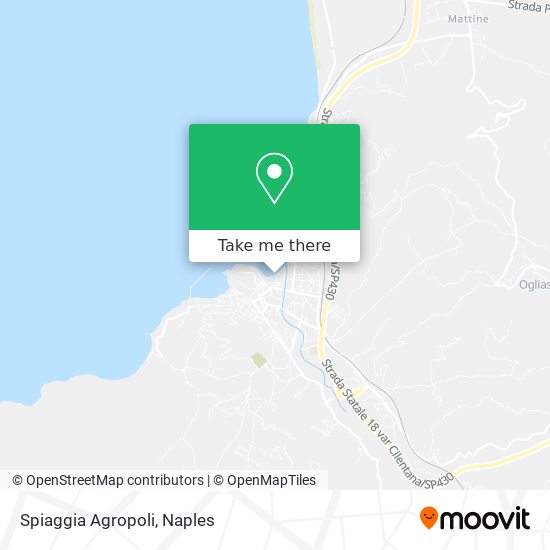 Spiaggia Agropoli map