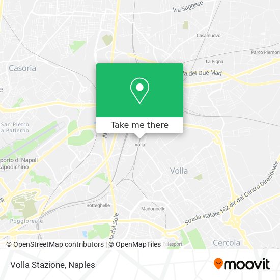 Volla Stazione map