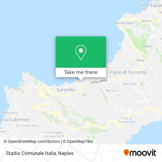 Stadio Comunale Italia map