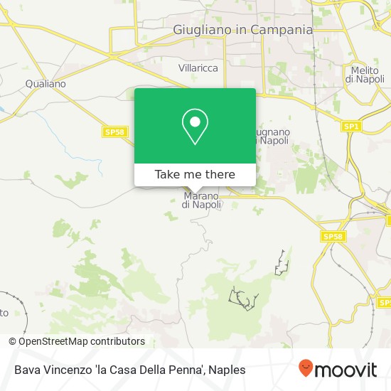 Bava Vincenzo 'la Casa Della Penna' map