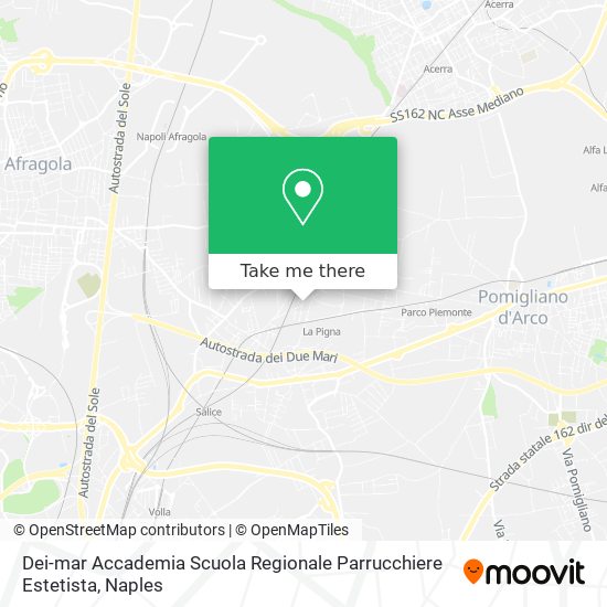 Dei-mar Accademia Scuola Regionale Parrucchiere Estetista map
