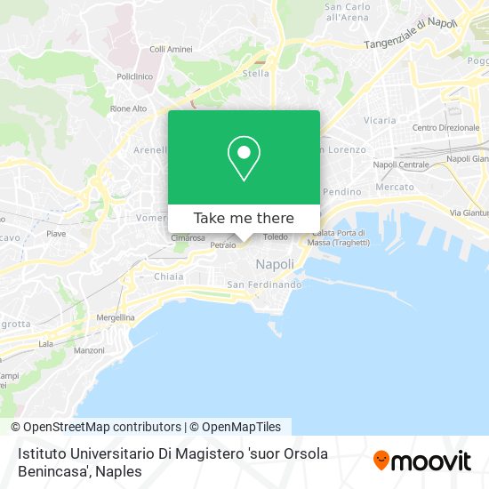 Istituto Universitario Di Magistero 'suor Orsola Benincasa' map
