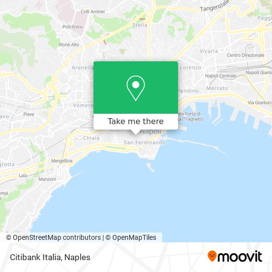 Citibank Italia map