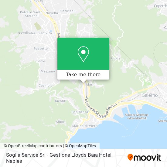 Soglia Service Srl - Gestione Lloyds Baia Hotel map