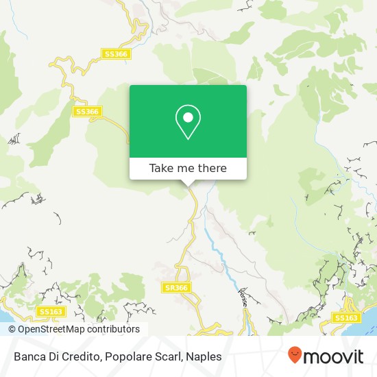 Banca Di Credito, Popolare Scarl map