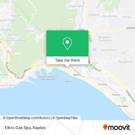 Elkro Gas Spa map
