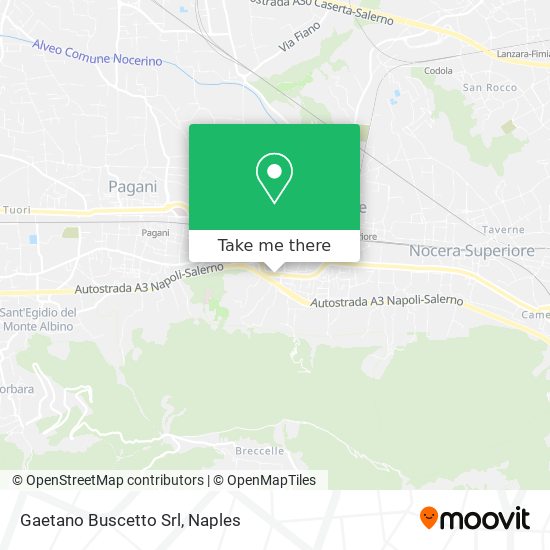 Gaetano Buscetto Srl map