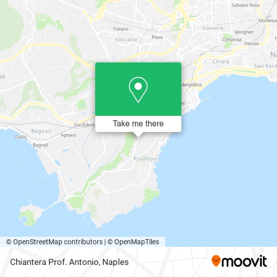 Chiantera Prof. Antonio map