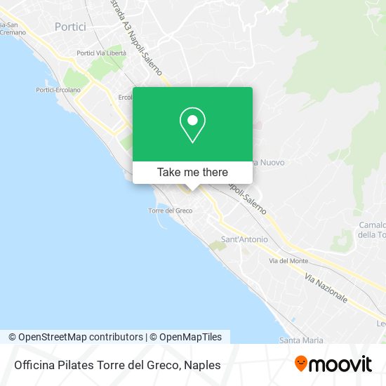 Officina Pilates Torre del Greco map