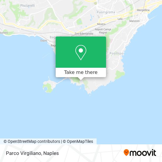 Parco Virgiliano map