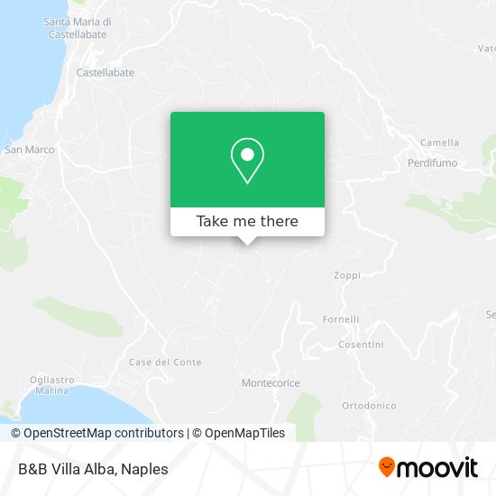 B&B Villa Alba map