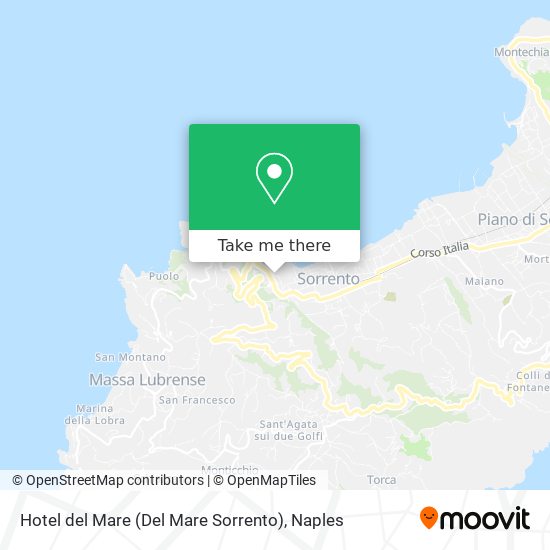 Hotel del Mare (Del Mare Sorrento) map