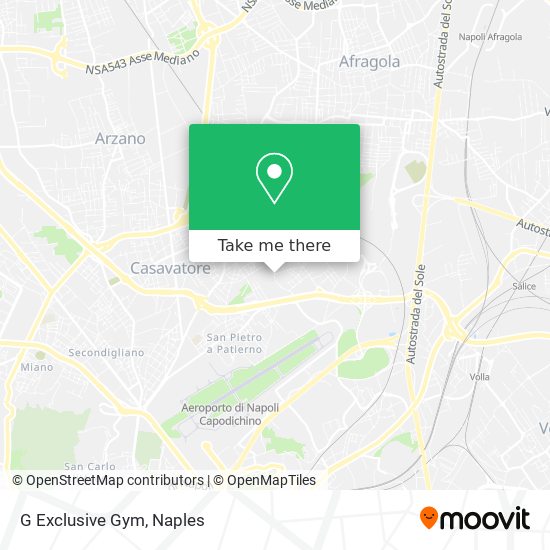 G Exclusive Gym map