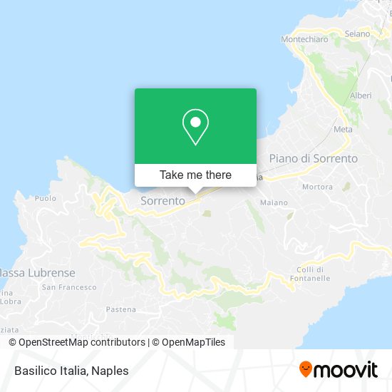 Basilico Italia map