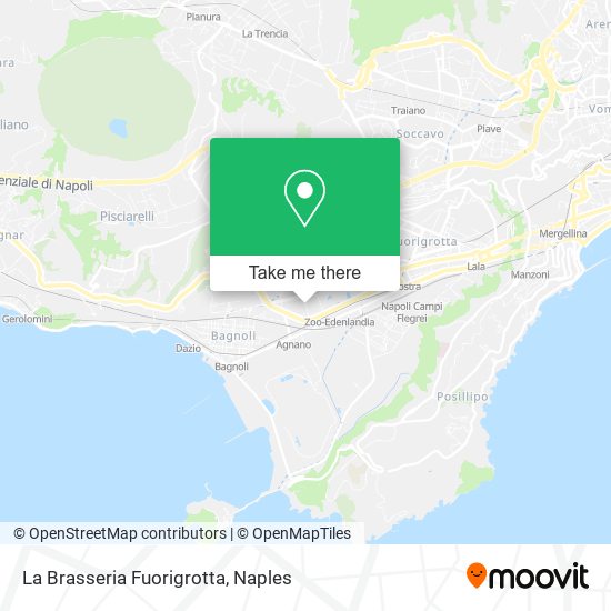 La Brasseria Fuorigrotta map