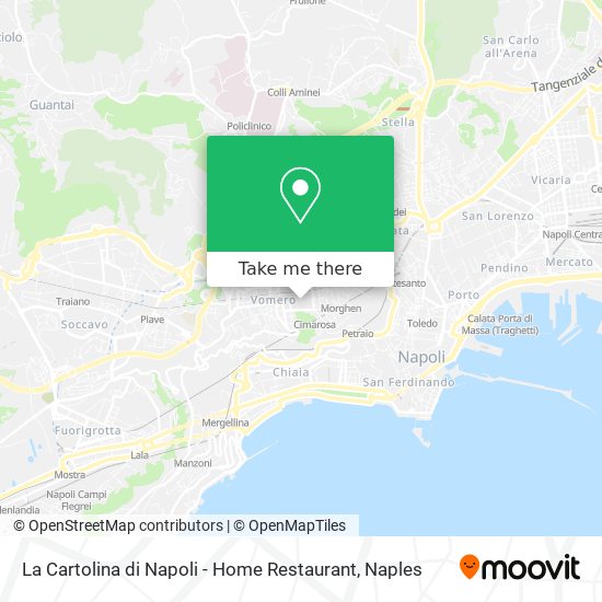 La Cartolina di Napoli - Home Restaurant map