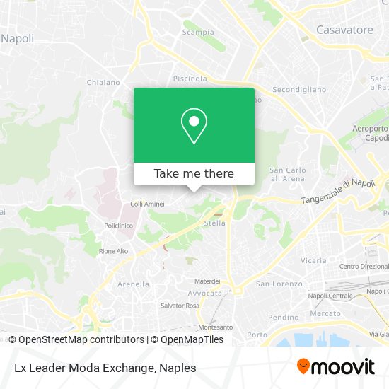 Lx Leader Moda Exchange map