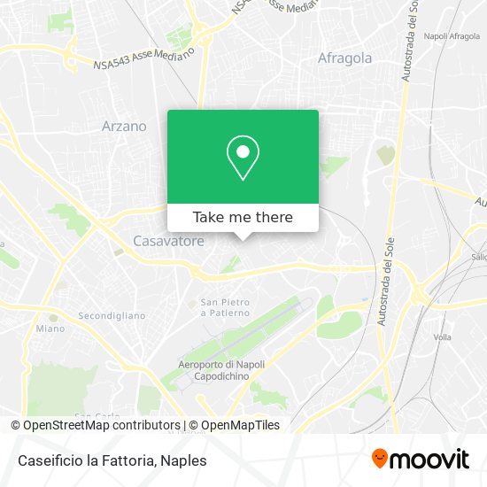 Caseificio la Fattoria map