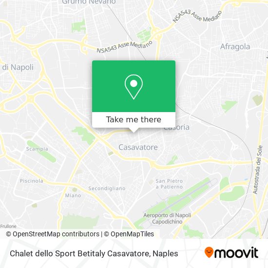 Chalet dello Sport Betitaly Casavatore map
