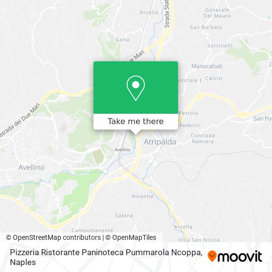 Pizzeria Ristorante Paninoteca Pummarola Ncoppa map