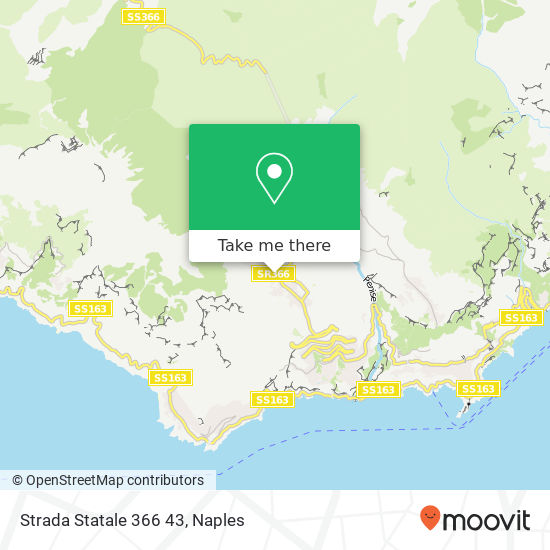 Strada Statale 366 43 map