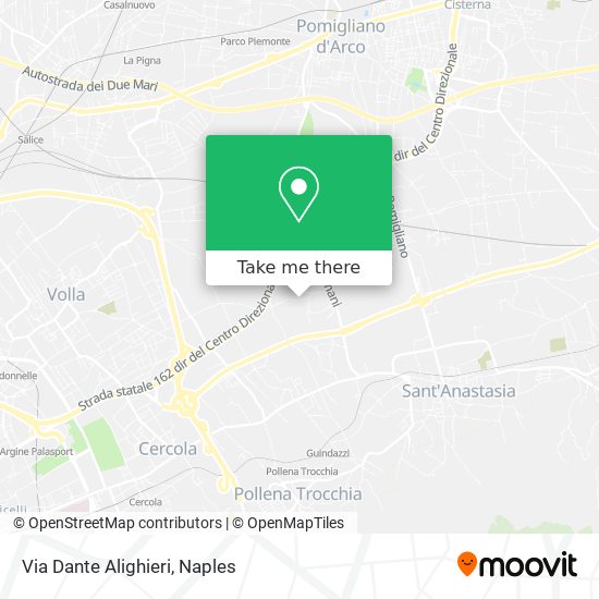 Via Dante Alighieri map