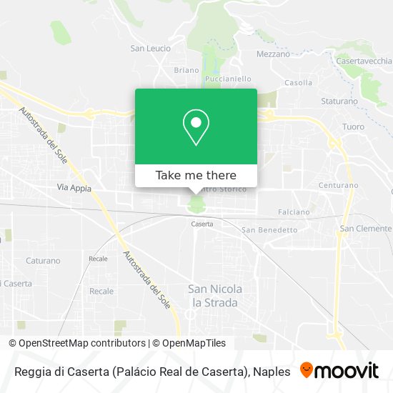 Reggia di Caserta (Palácio Real de Caserta) map