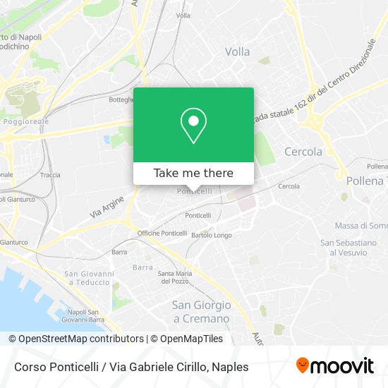 Corso Ponticelli / Via Gabriele Cirillo map