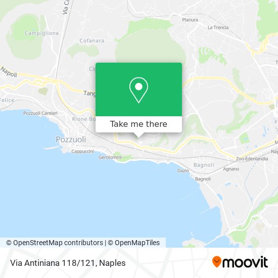 Via Antiniana 118/121 map