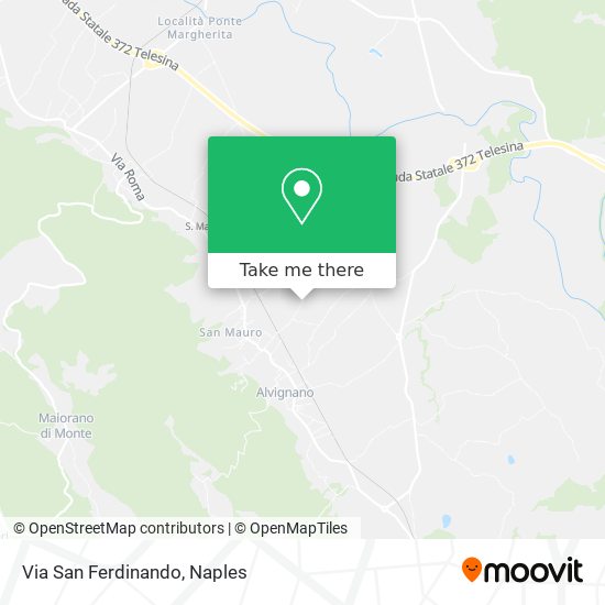 Via San Ferdinando map