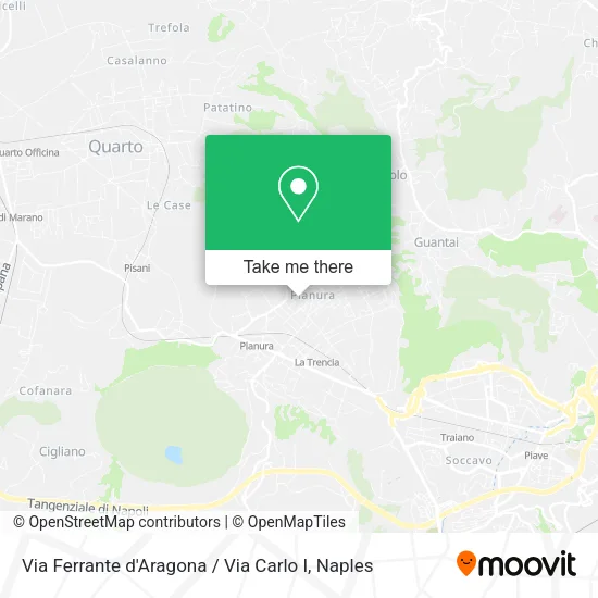 Via Ferrante d'Aragona / Via Carlo I map