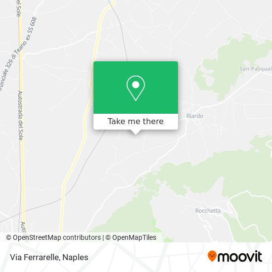 Via Ferrarelle map