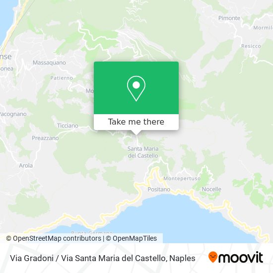 Via Gradoni / Via Santa Maria del Castello map
