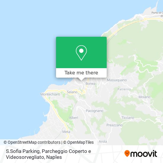S.Sofia Parking, Parcheggio Coperto e Videosorvegliato map