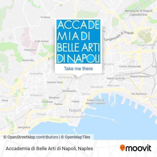 Accademia di Belle Arti di Napoli map