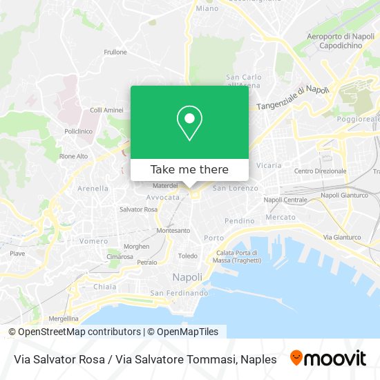 Via Salvator Rosa / Via Salvatore Tommasi map