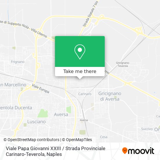 Viale Papa Giovanni XXIII / Strada Provinciale Carinaro-Teverola map