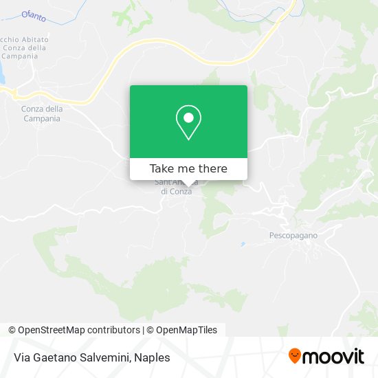 Via Gaetano Salvemini map