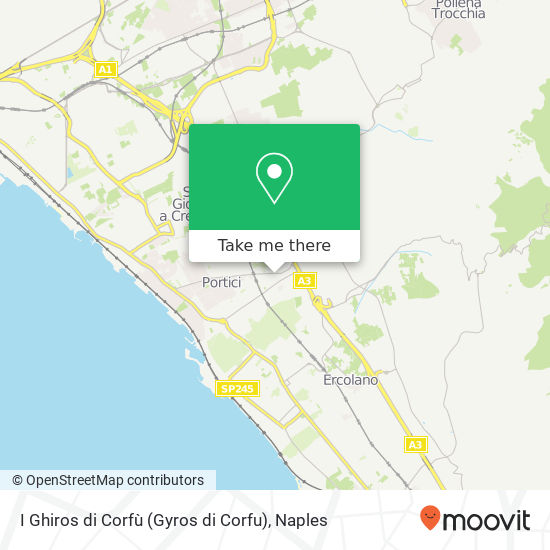 I Ghiros di Corfù (Gyros di Corfu) map