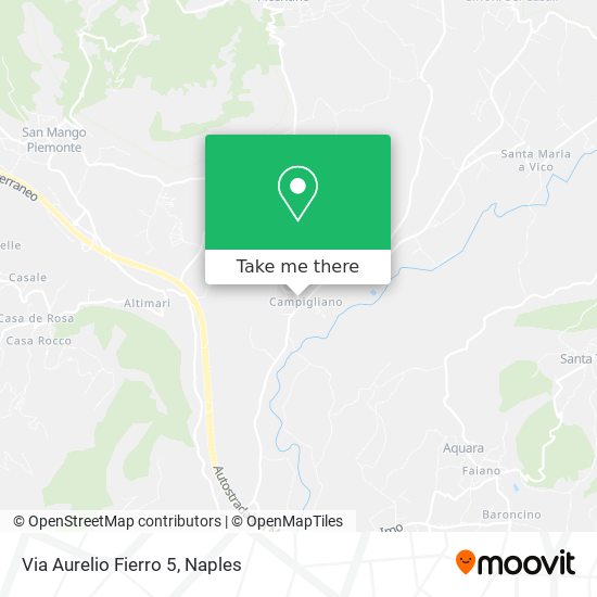 Via Aurelio Fierro 5 map