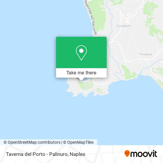 Taverna del Porto - Palinuro map